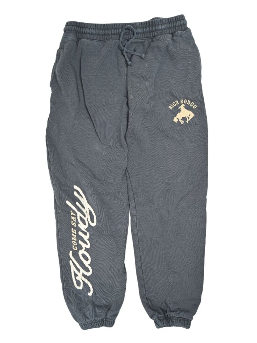RIC3 Rodeo Come Say Howdy Sweatpants in Charcoal